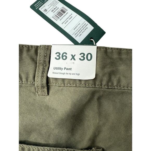 NWT Alpine Design Men's Vintage Olive Utility Pant Size 36 X 30 - Picture 6 of 9